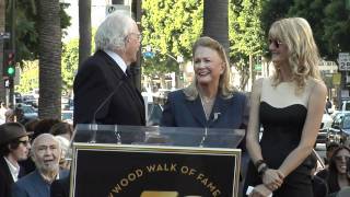 Diane Ladd Laura Dern and Bruce Dern receive Stars on the Hollywood Walk of Fame [upl. by Orestes]