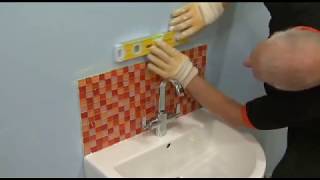 How to Lay Mosaic Tiles Installing Mosaic Tile [upl. by Nostets]