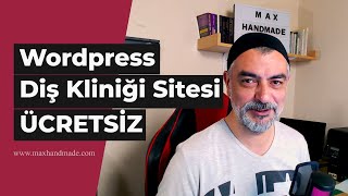 Wordpress Diş Kliniği Sitesi  Randevu Eklentili  ÜCRETSİZ  2023 [upl. by Atnauqal]