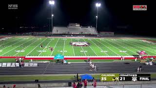 FOOTBALL Cedartown Bulldogs vs Calhoun Yellow Jackets [upl. by Ynatsed]