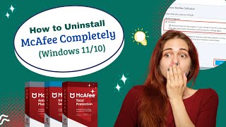 How to UninstallRemove McAfee Completely Windows 1110  Antivirus Tales [upl. by Asin]