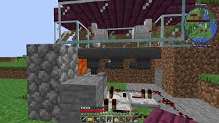 minecraft  granja de pollos sencilla  supervivencia [upl. by Aynatal]