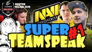 SUPER TEAMSPEAK NAVI 1 BOSTON MAJOR 2018 ENG SUBS [upl. by Airelav108]