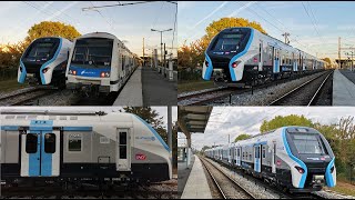 Les premiers essais du RER NG et du NExTEO à Gagny [upl. by Cloris]