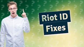 Why wont it let me change my Riot ID [upl. by Enelyar187]