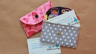 Sew A Snappy Card Wallet [upl. by Orren]