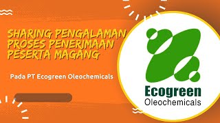 Pengalaman proses penerimaan peserta magang di perusahaan ecogreen oleochemicals [upl. by Leahcimauhsoj]