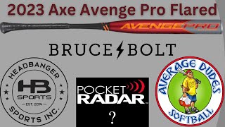 2023 Axe Avenge Pro Flared Part 1 Slowpitch Softball Bat Review  Average Dudes Softball [upl. by Hgielek]