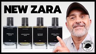 New ZARA FRAGRANCES  Absolutely Dark Antique Brown Nostalgia Blue  Unexplored Noir [upl. by Wetzell]