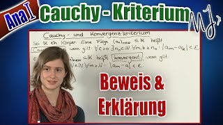 Cauchy Kriterium  Beweis Konvergenz folgt Cauchy  Gegenbeispiel Rückrichtung [upl. by Vikky]