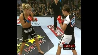 Gina Carano vs Cris Cyborg  Strikeforce 2009 [upl. by Kirstyn]