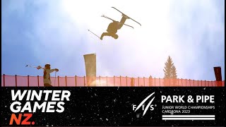 FIS Park and Pipe Junior World Championships 2023  Slopestyle Finals  Cardrona NZL [upl. by Urana]