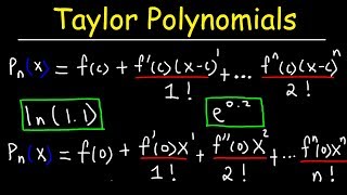 Taylor Polynomials amp Maclaurin Polynomials With Approximations [upl. by Everara]