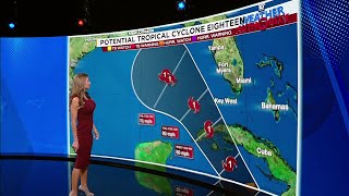 Potential Tropical Cyclone Eighteen 6 am Monday advisory [upl. by Bela98]