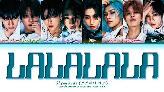 Stray Kids 락 樂 LALALALA Lyrics Color Coded Lyrics [upl. by Hplar]