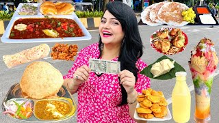 Rs 500 Street Food Challenge  Navi Mumbai Food Challenge [upl. by Henning]