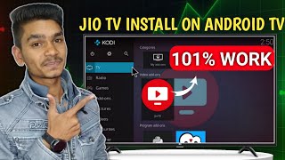 Install Jio TV App on Android TV  Jio Tv Smart Tv Me Kaise Chalaye  Install Jio TV in Smart TV [upl. by Haletky]