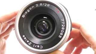 CONTAX コンタックス Carl Zeiss カールツァイス Biogon ビオゴン 28mm F28 T for G1 G2 [upl. by Kudva]