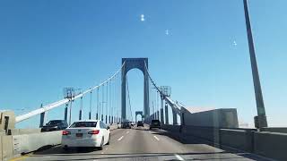 Whitestone Bridge southbound from Bronx to Queens [upl. by Halil]