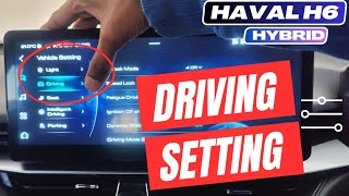 Vehicle Driving Settings in Haval [upl. by Gollin952]