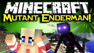 Minecraft MUTANT ENDERMAN MOD Spotlight  Part Of Mutant Creatures Mod Minecraft Mod Showcase [upl. by Wetzell68]