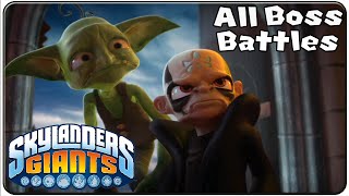 Skylanders Trap Team  All Bosses [upl. by Namrehs]