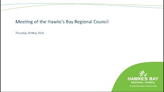 Hawkes Bay Regional Council  Submissions Day2 30 May 2024 [upl. by Marfe]