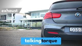 BMW 125i Exhaust Sound EcoPro vs COMFORT vs SPORT vs SPORT Mode [upl. by Wagshul]