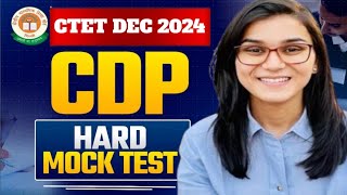 CTET 14th DECEMBER 2024। CDP HARD MOCK TEST। BY HIMANSHI SINGH। [upl. by Nirual]