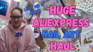 Huge AliExpress Nail Art Haul  Nail Supplies  Amazon amp Shein finds [upl. by Aibos]