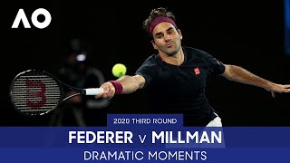 Roger Federers Epic 5th Set Tiebreak  Federer v Millman  Australian Open 2020 Third Round [upl. by Llevram761]