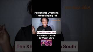 overtonesinging polyphonic vocaltraining throatsinging [upl. by Polinski]