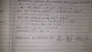 Skewness kurtosis and moments  part5 [upl. by Sylram616]