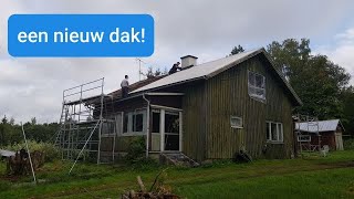 Wonen in Zweden Een nieuw dak vlog64 [upl. by Hieronymus]