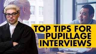 Top tips for your pupillage INTERVIEW [upl. by Hewet405]