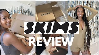 SKIMS REVIEW SIZING QUALITY TALLSLIM GIRL FRIENDLY [upl. by Limay]