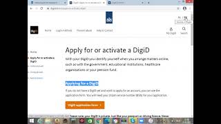 How to create DigiD I The Netherlands digital identification [upl. by Hickey]