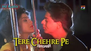 Tere Chehre Pe  Shah Rukh Khan  Shilpa Shetty  Baazigar Movie Song  Kumar Sanu  Anu Malik Hits [upl. by Ahsonek]