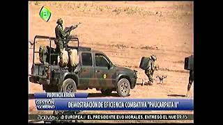 2017 Aniversario del ejercito Boliviano Demostracion Eficiencia Combativa PAUCARPATA II [upl. by Johm846]