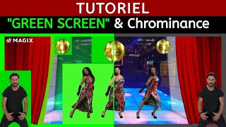 Effet Chrominance et Green Screen Tutoriel Magix Vidéo Deluxe Holivar incrustation sur fond vert [upl. by Willette644]