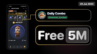 🐹 5 M Hamster Kombat Daily Combo  July 25 2024 [upl. by Arbas]