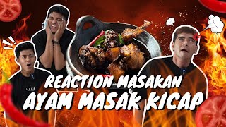 REACTION AYAM MASAK KICAP 4 SEKAWAN  ADA TETAMU UNDANGAN [upl. by Elleinet270]