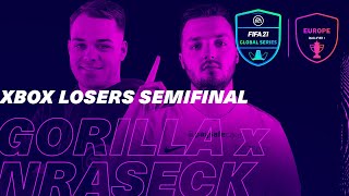 A clash of champions  Nraseck vs Gorilla  Full match  Europe Qualifier 1  FIFA 21 Global Series [upl. by Gauthier]