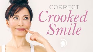 Correct Crooked Smile With One Simple Exercise [upl. by Nivac]