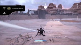 Assassins Creed Origins  The Harder They Fall Trophy [upl. by Anilra]