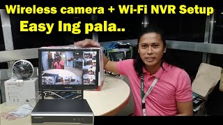 HIKVISION WIFI NVR amp WIRELESS CAMERA SETUP  Wifi NVR Unboxing amp Wireless Camera Unboxing  PART 1 [upl. by Galliett]