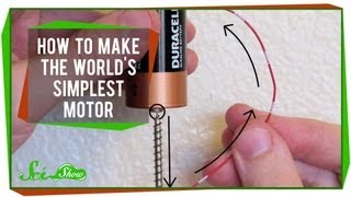 How to Make the Worlds Simplest Motor SciShow Experiments [upl. by Arika209]