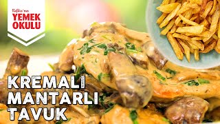 Restoranlardaki Gibi Kremalı Tavuk  Pratik Çıtır Patates Kızartması Tarifi [upl. by Gonzalez602]