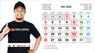 Kalender Mei 2024 [upl. by Ameehsat706]