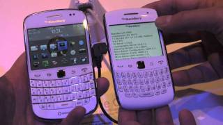 White BlackBerry Curve 9360 [upl. by Anilek979]